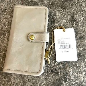 Hobo Leather Snap Wallet